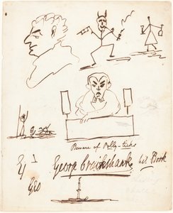 Szatirikus vázlatok alkotó: George Cruikshank