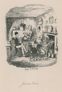 A londoni élet színtere: Jemima Evans alkotó: George Cruikshank