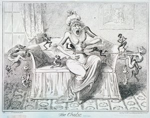 "The Cholic", 1835 alkotó: George Cruikshank