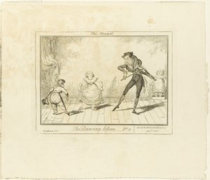 A tánclecke, 2. rész: A menüett alkotó: George Cruikshank