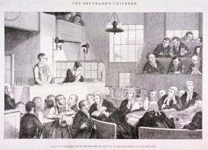 „A részeg gyermekei”, 1847 alkotó: George Cruikshank