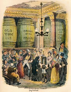 A Gin-palota, 1900 alkotó: George Cruikshank