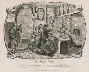 A Gin Shop alkotó: George Cruikshank