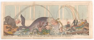 A bálnák hercege vagy a horgony halásza, 1812. május 1. alkotó: George Cruikshank