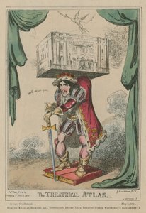 A színházi atlasz: Edmund Kean mint Richard III alkotó: George Cruikshank