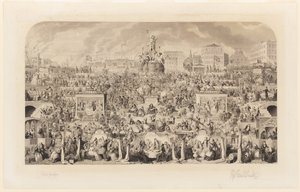 Bacchus imádata alkotó: George Cruikshank