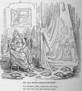 A világ legelhagyatottabb nője, c1820. alkotó: George Cruikshank