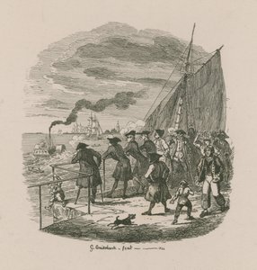A sétány, Greenwich Hospital alkotó: George Cruikshank