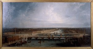 Londonba javasolt Double London Bridge, 1800.