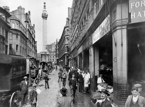 Monument Street és Monument, City of London, 1933 előtt