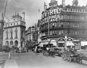 Piccadilly Circus, Westminster városa, London, XX. század eleje.