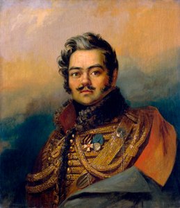 Denis Davydov orosz katona és költő, 1828.