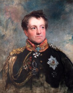 August Neidhart tábornagy, Gneisenau grófja, porosz katona portréja, 1818.