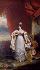 Alexandra Fedorovna orosz cárnő portréja alkotó: George Dawe