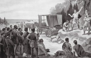 Thespis autója (litográfia)