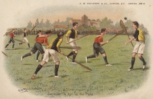 Lacrosse alkotó: George Derville after Rowlandson