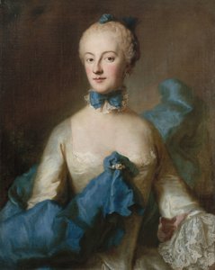 Maria Anna Josepha bajor hercegnő 1734-1776, baden-badeni őrgróf, 1750 körül.