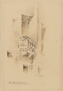 San Remóban, 1878. január 3-án (ceruza és WC papíron)