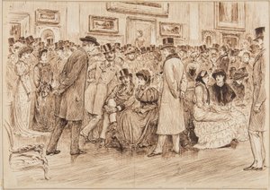 Fielding úr, mi a véleménye ezekről a képekről? Ez a művészet, privát nézet a Grosvenor Galériában alkotó: George du Maurier