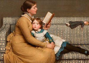 Alice Csodaországban (olaj, vászon) alkotó: George Dunlop Leslie