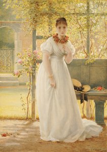 A befalazott kertben, 1869 alkotó: George Dunlop Leslie