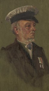 G. Mills portréja, L.T.C., 1920 körül (olaj, tábla)