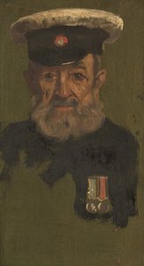 J. Smith portréja, 4. és R.A., kb. 1920 (olaj a panelen)