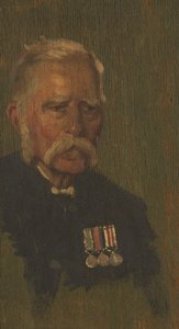 P. oldal portréja, 4., c. 1920 (olaj a panelen) alkotó: George Edmund Butler