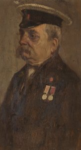 S. Vowles portréja, 60., 1920 körül (olaj, tábla)