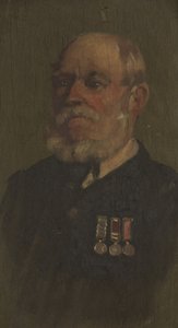 T. Green portréja, R.A., c. 1920 (olaj a panelen) alkotó: George Edmund Butler