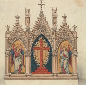 Jones és Willis, fém- és famunkások, valamint birminghami és londoni templombútor-gyártók számára készült tervek
