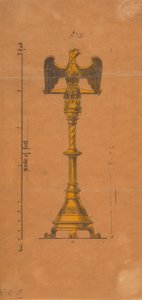 Jones és Willis, fém- és famunkások, valamint birminghami és londoni templombútor-gyártók számára készült tervek alkotó: George Edmund Street