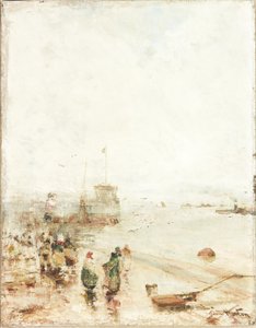 North Shields Fish Quay (olaj, vászon)