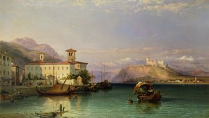 Arona és Angera vára, Maggiore-tó, 1856