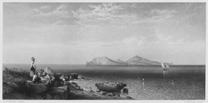 Capri, a képről a Királyi Gyűjteményben (metszet)