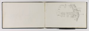(Vázlatfüzet) Régi ház, Lausanne alkotó: George Elbert Burr