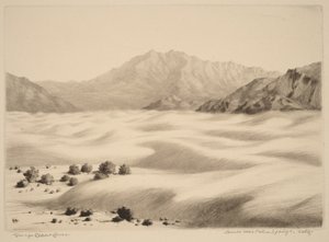 Homokdűnék Palm Springs közelében, Kalifornia (2. szám)