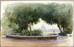 Pincio, Róma alkotó: George Elbert Burr