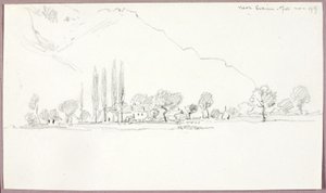 Evian közelében alkotó: George Elbert Burr