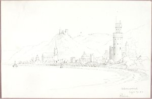 Oberwesel alkotó: George Elbert Burr