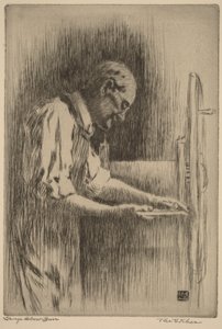 A rézkarcoló alkotó: George Elbert Burr