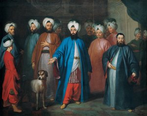 Mehmed Said Efendi és kísérete alkotó: George Engelhardt Schröder