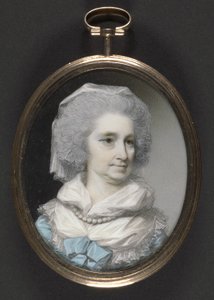 Lady Grace Burnaby (wc és gouache elefántcsonton)