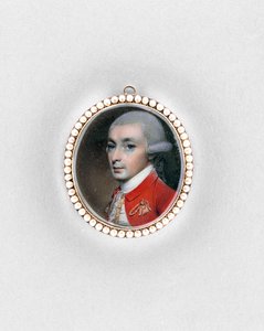 Férfi portré, 1775 körül (akvarell elefántcsonton