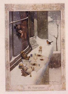 Érkezik a vendég a "The Graphic Christmas Number" című filmből alkotó: George Ernest Studdy