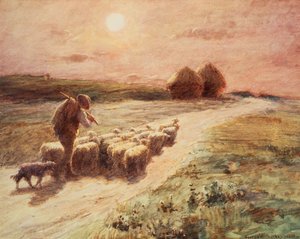 A nap vége,1890 alkotó: George Faulkner Wetherbee
