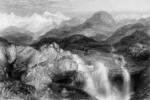 „Esések a Jumna forrása közelében”, 1838.