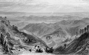 "Mussooree és a Dhoon, Landourból", 1838.