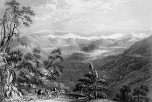 "Snowy Range, Landourból", 1838.