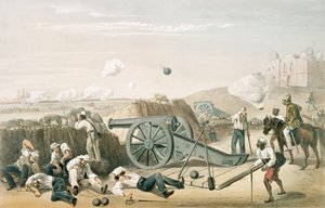 1781c8.Pl.15 Nehéz nap az akkumulátorokban, a „The Campaign in India” c.
